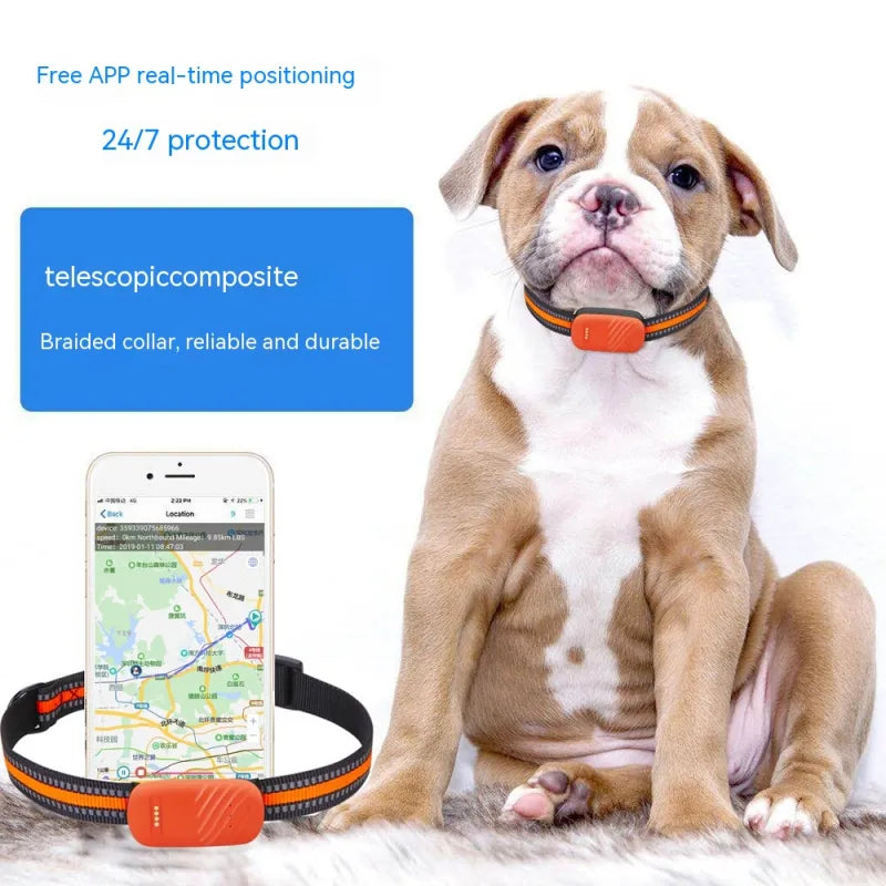 Waterproof GPS Dog Tracker — Real-Time Location, Works for Cats & Dogs