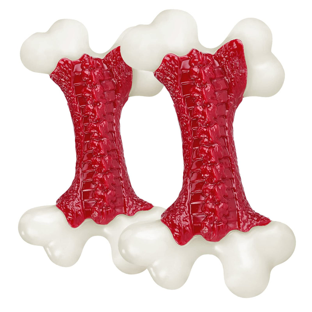 Kseroo Tough Dog Toys Dog Toys for Aggressive Chewers Large Breed Aggressive Chew Toys for Large Dogs Dog Bone Chew Toy Nylon Dog Toys for Large Dogs Extreme Chew Toys Indestructible
